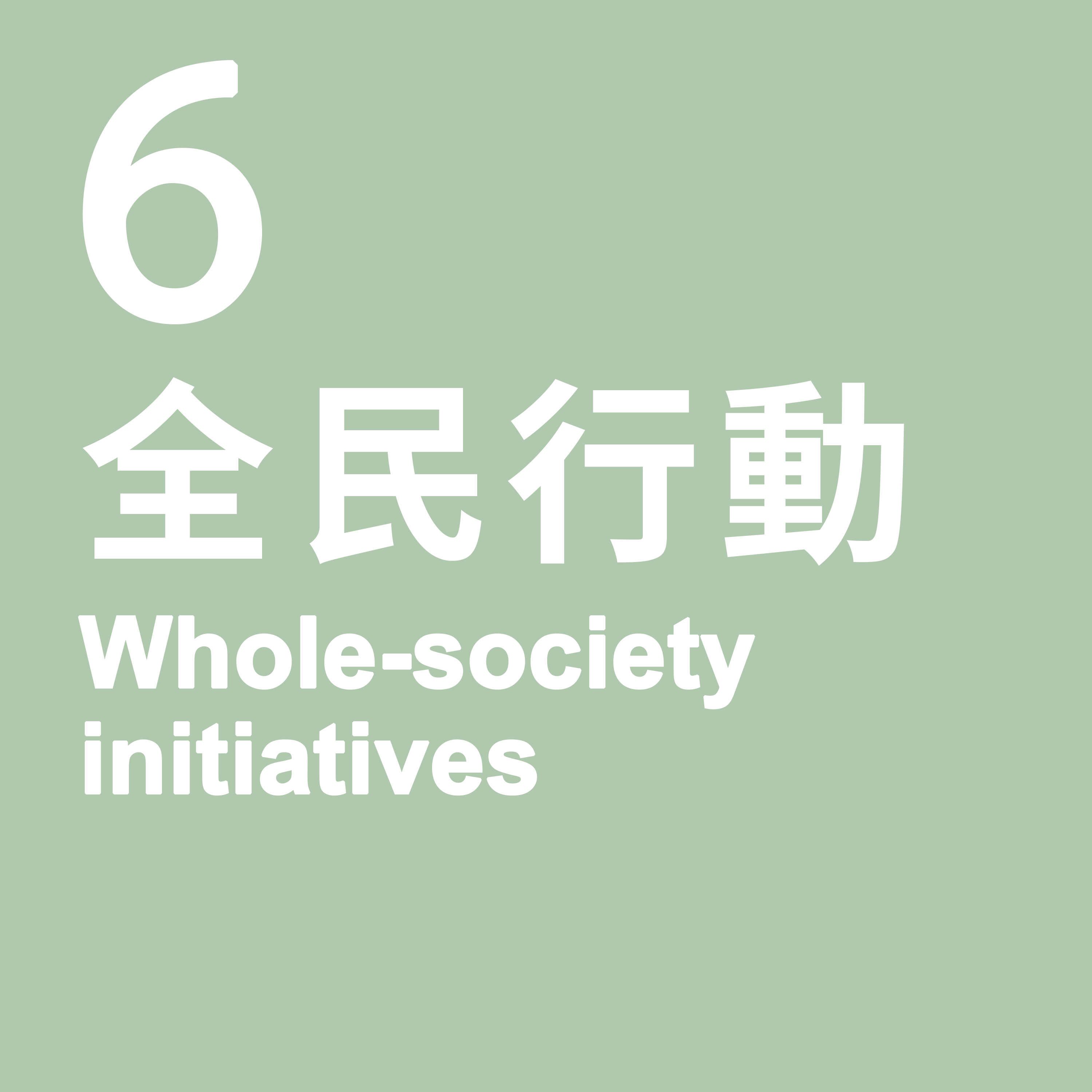 6. Whole-society initiatives for biodiversity conservation